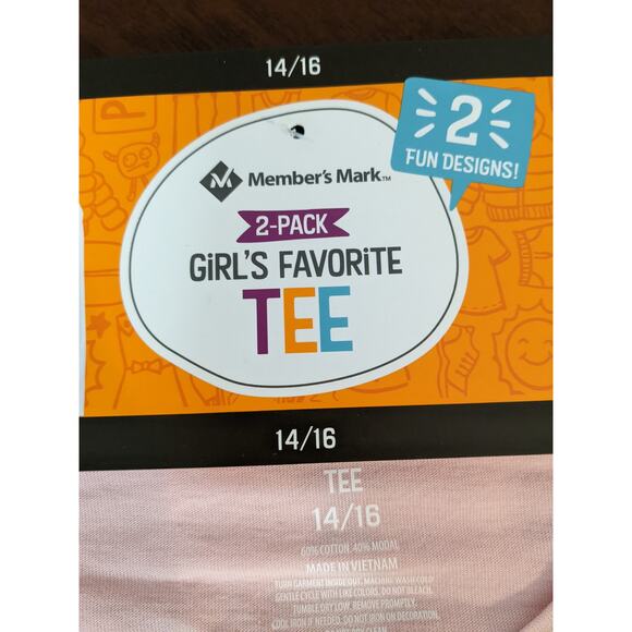 Members Mark Girls Favorite Shirt Set Size 14/16 Winter Polar Bears 2 Piece XL - Picture 4 of 12